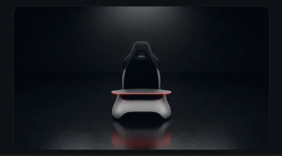 Turbo Simulator Rückansicht mit LED